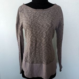 Anthro Deletta Nubby Circle Tee Sweater